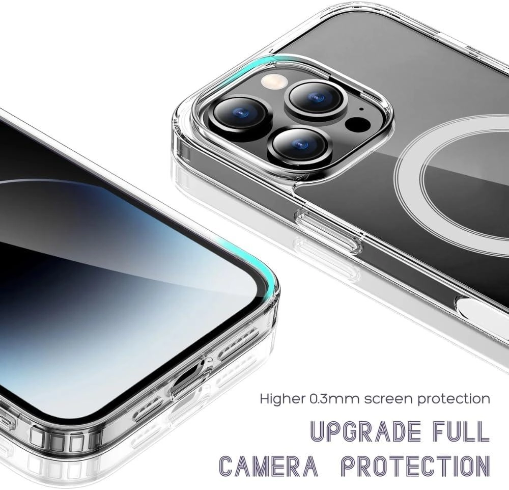 TR-CC1604 Transparent Mag Safe Case for iPhone 16 Pro Max