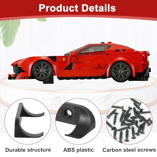 Car Model Wall Mount Bracket - 12 Pieces for Lego Car