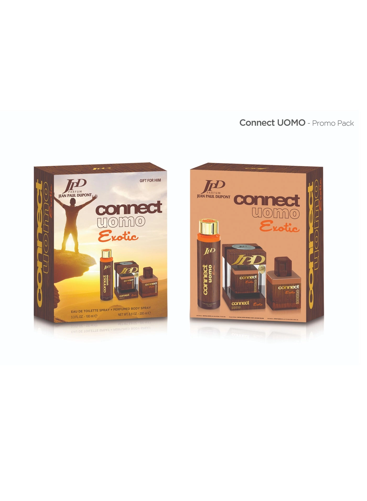 Connect Uomo Exotic Eau de Toilette 100ml 200ml Gift Set