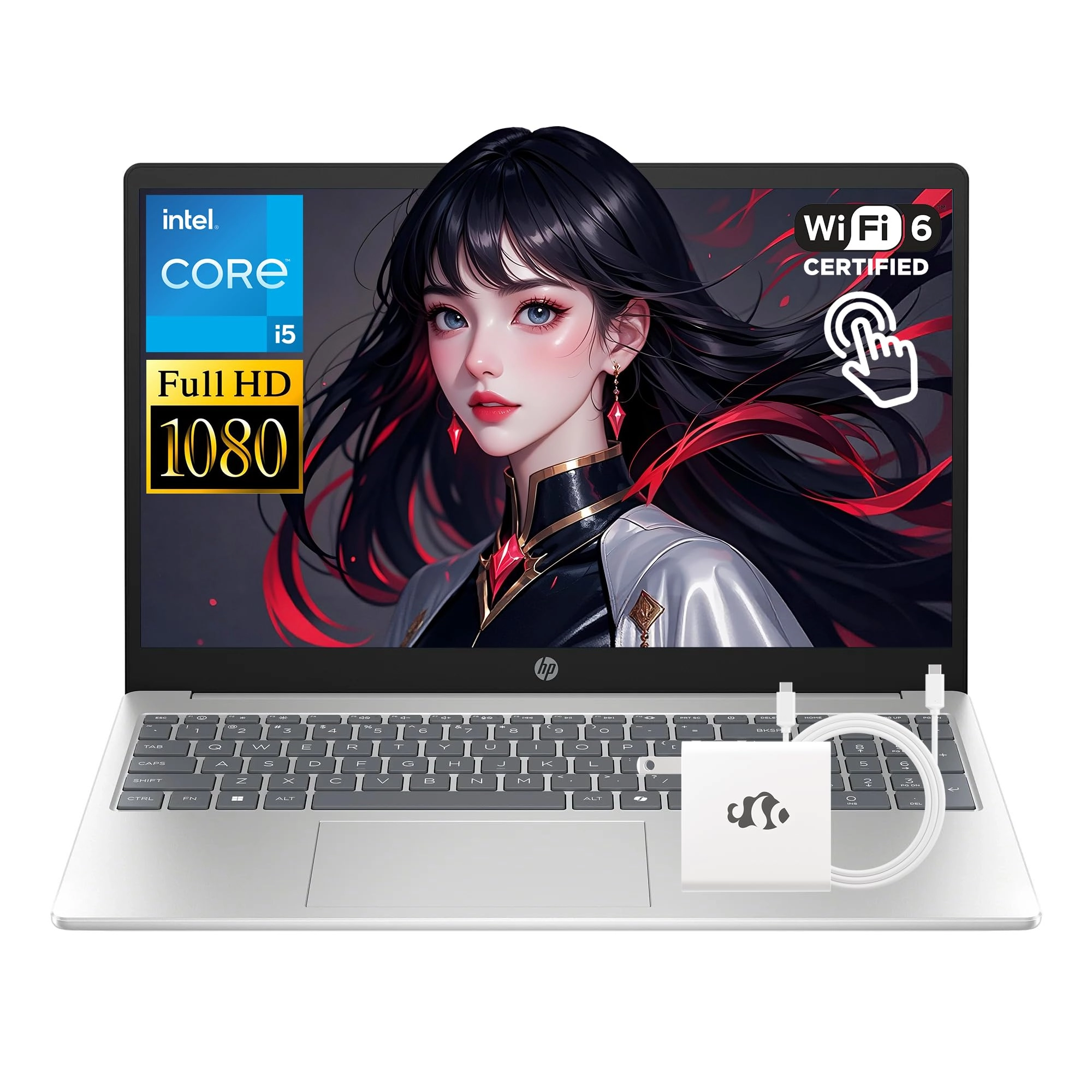 HP 15.6" FHD Touchscreen Laptop - Core i5-1334U 16GB DDR4 1TB SSD