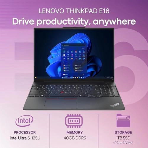 ThinkPad E16 RM E16 Gen 2 - 16'' Ultra 5-125U 40GB DDR5 1TB SSD