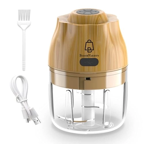 Electric Garlic, Fruit and Vegetable Chopper - 250ml Cordless