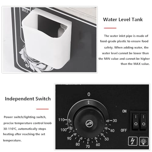 Electric Bun Steamer - 1200W 5 layers