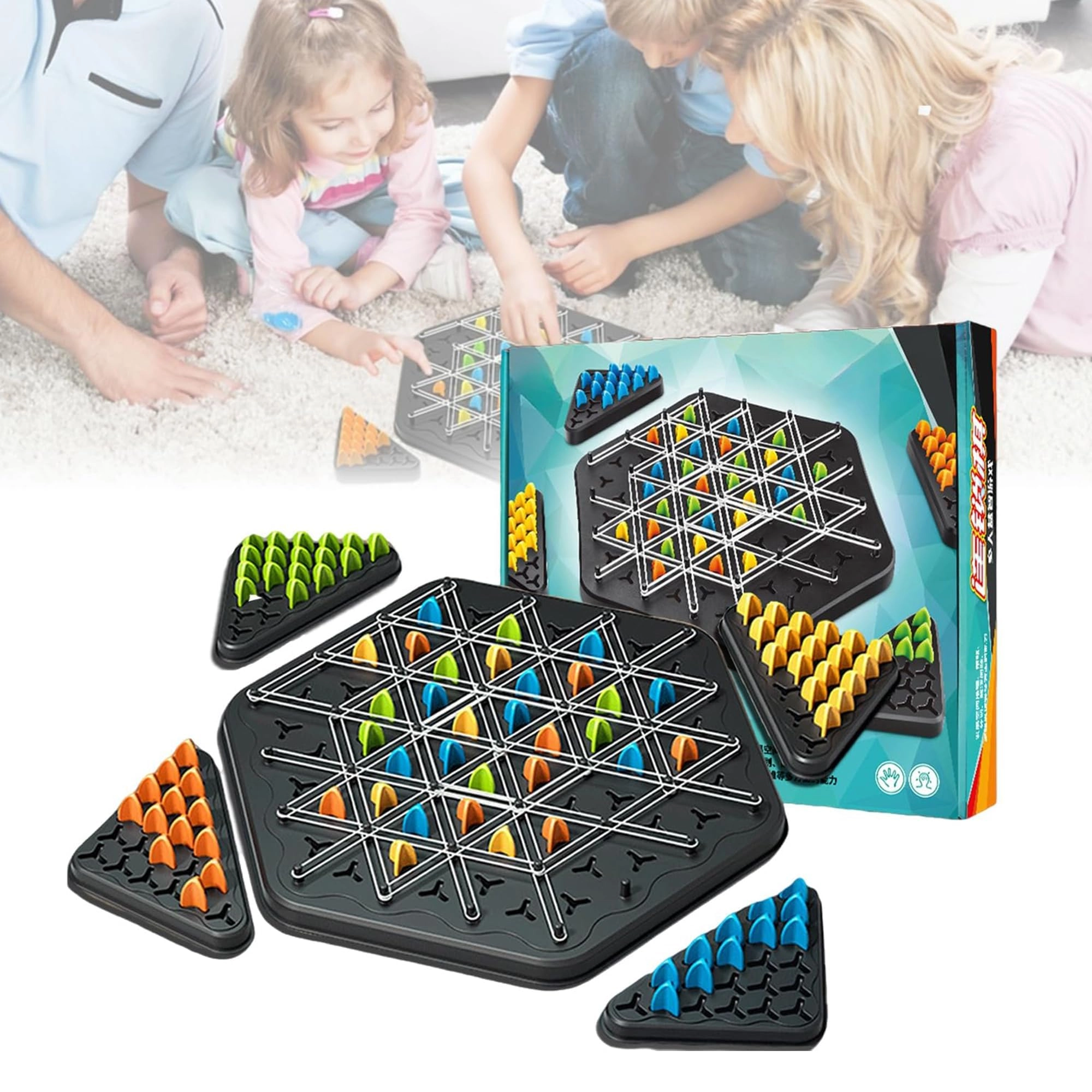 TSWCBYYLB Chain Triangle Chess Game: Fantasy