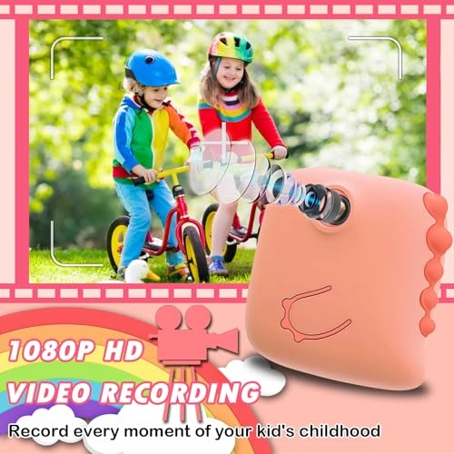 Kids Instant Digital Camera - 32GB 1080P Pink