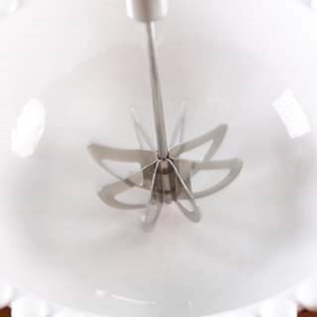 Stainless Steel Spring Mixi Hand Blender - Hand Push Silver