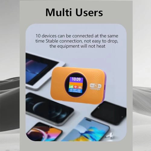 4G LTE Mobile Hotspot Router - 300Mbps WiFi 6