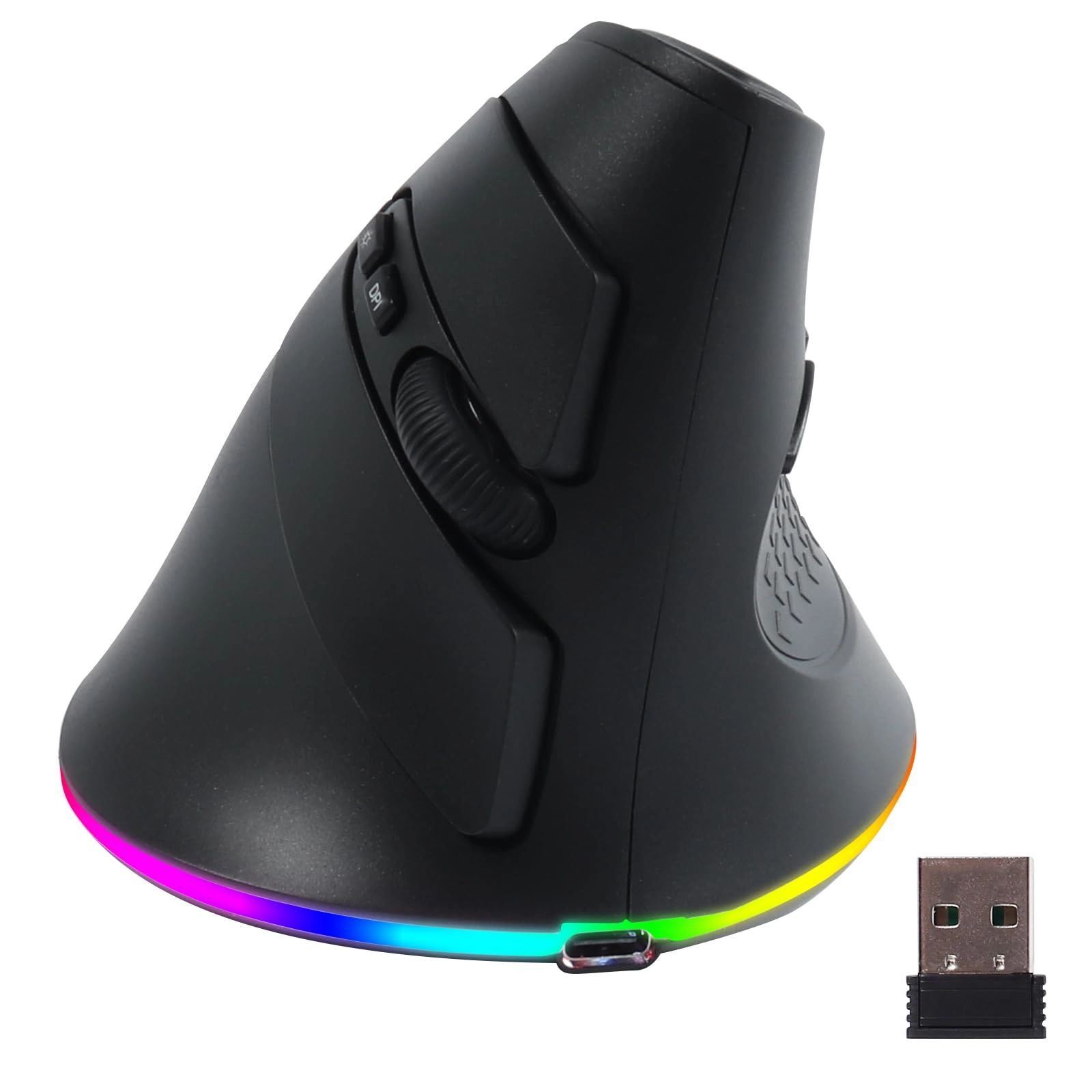 Vertical Ergonomic Mouse - Bluetooth/USB