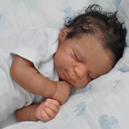 Reborn Baby Doll - 18 Inches 48 cm Silicone Baby Boy Ages 3+