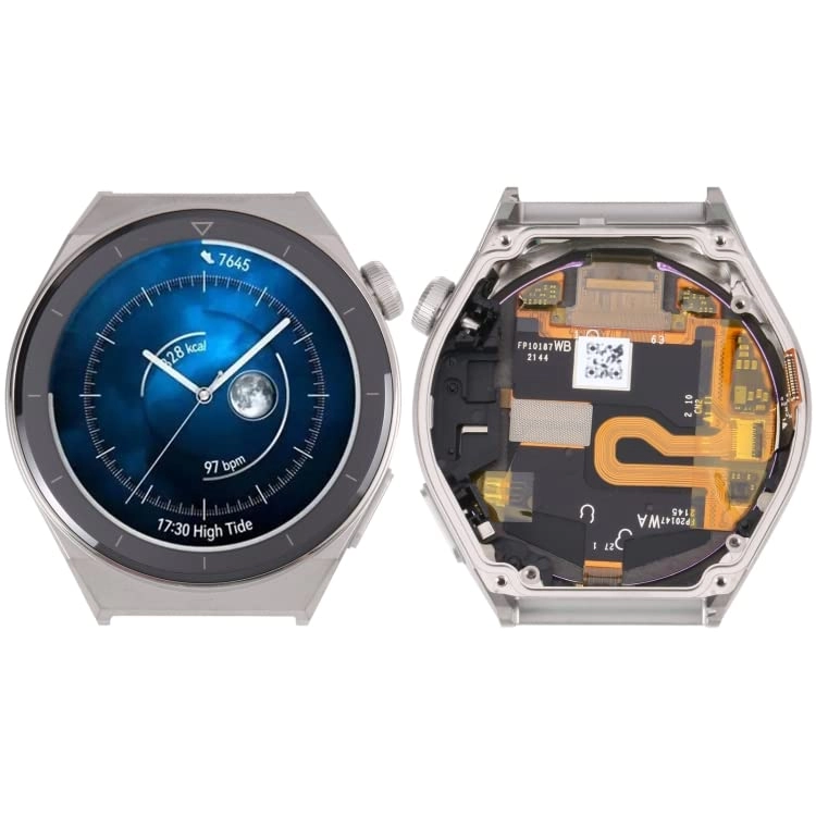 HUAIGNZDF Watch Spare Part Screen for Huawei Watch GT 3 Pro 46mm - Sapphire LCD Digitizer Full Assembly With Frame