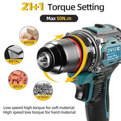 Cordless Drill - 2000 Milliamp Hours