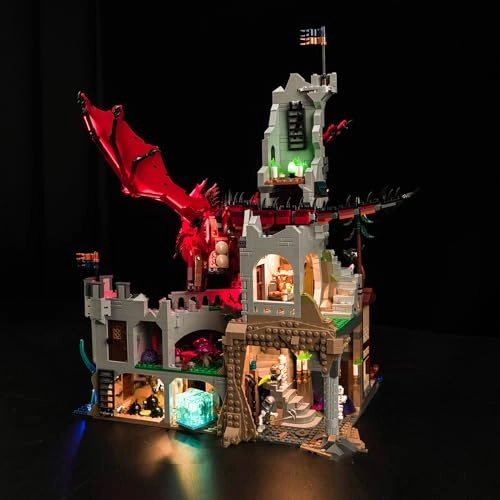 LED Light Set - Compatible with 21348 Dungeons & Dragons: Red Dragon's Tale 5V