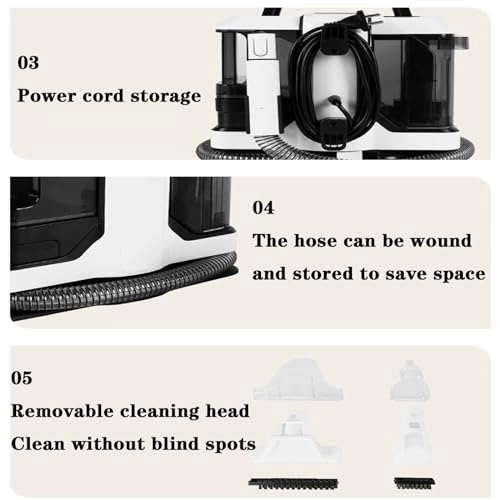 Fabric cleaning machine - 1080ml 11000Pa