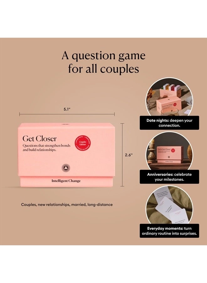Let's Get Closer: Couple's Edition - Conversation Cards 100 Icebreaker Cards