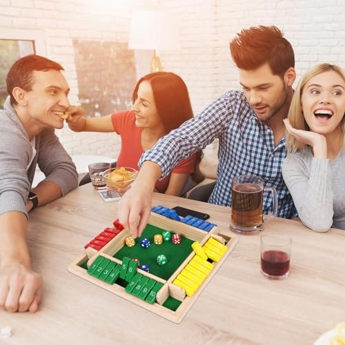 Shut The Box - Wooden Dice Game