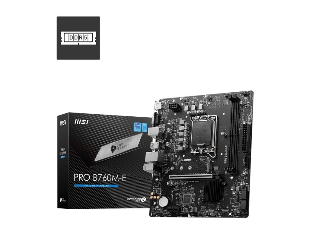 MSI PRO B760M-E - LGA 1700 mATX DDR5