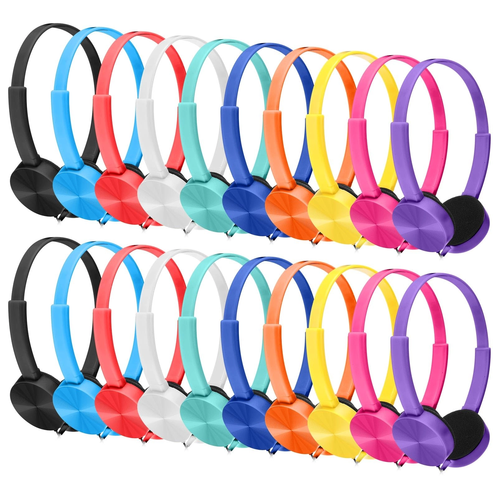Hoteam Kids Headphones Wired Headphone 20 Pack
