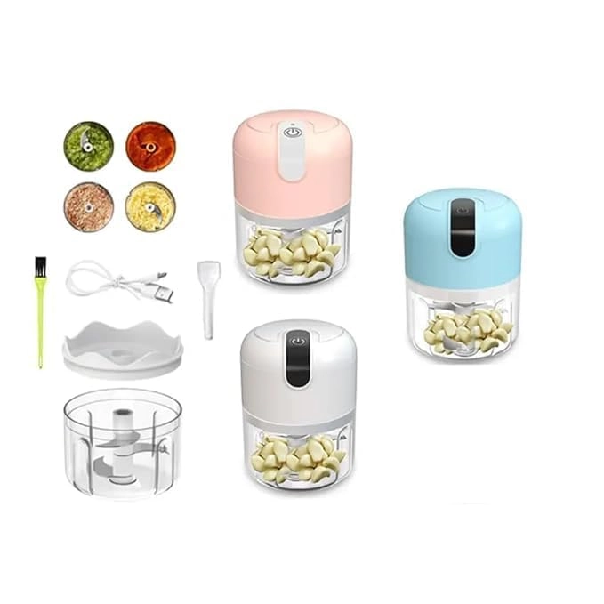 MAGHROLA [ GUJARAT ] Electric Mini Garlic Chopper - 250ML Electric [ DC ]