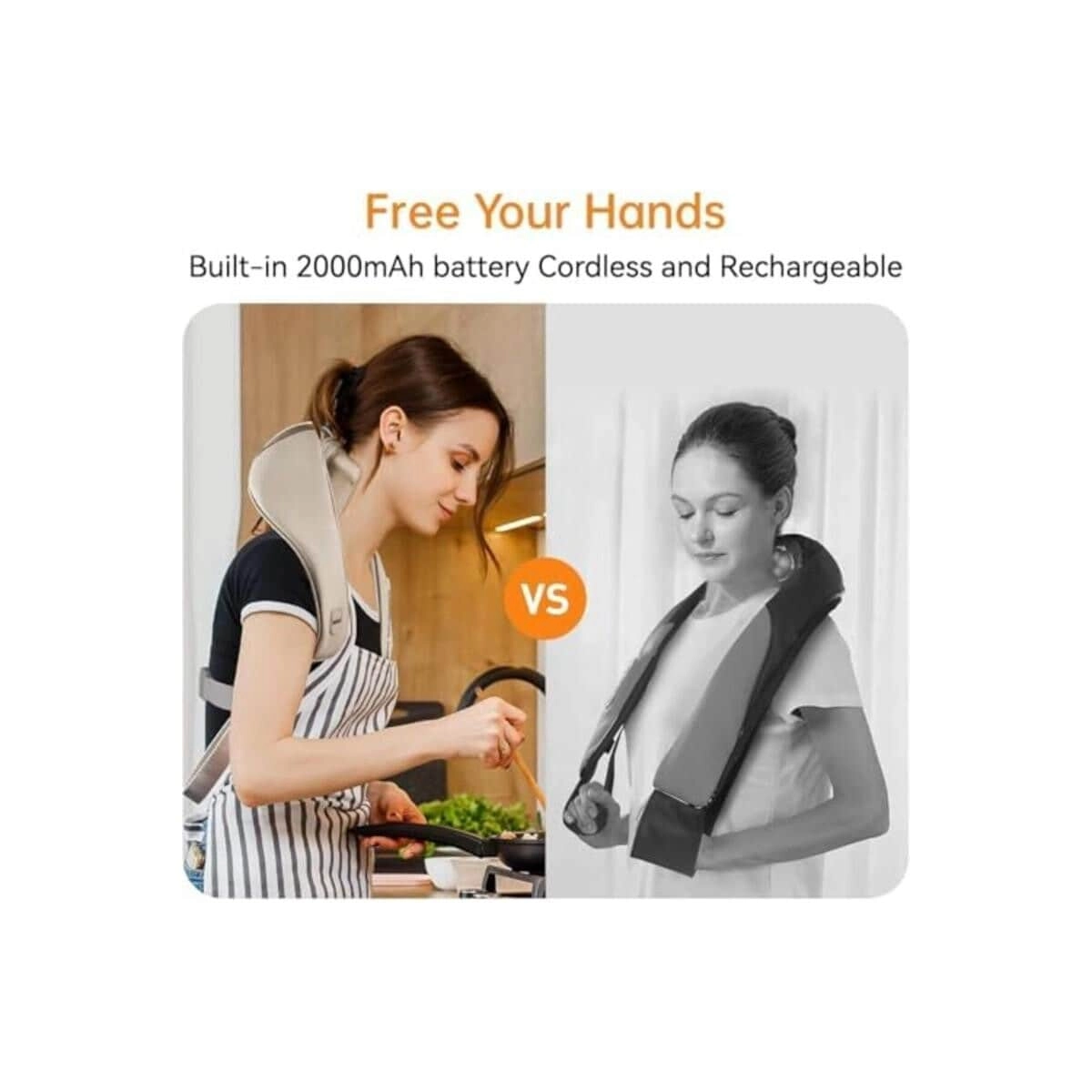 Neck Massager - Heat Deep Tissue Kneading