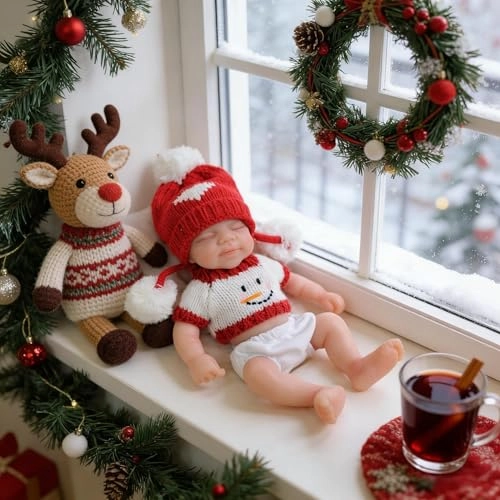 Pascale Reborn Baby Doll - 8 inch Silicone Ages 3+