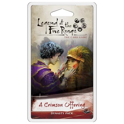 Legend of the Five Rings LCG: A Crimson Offering Dynasty Pack - Card Game