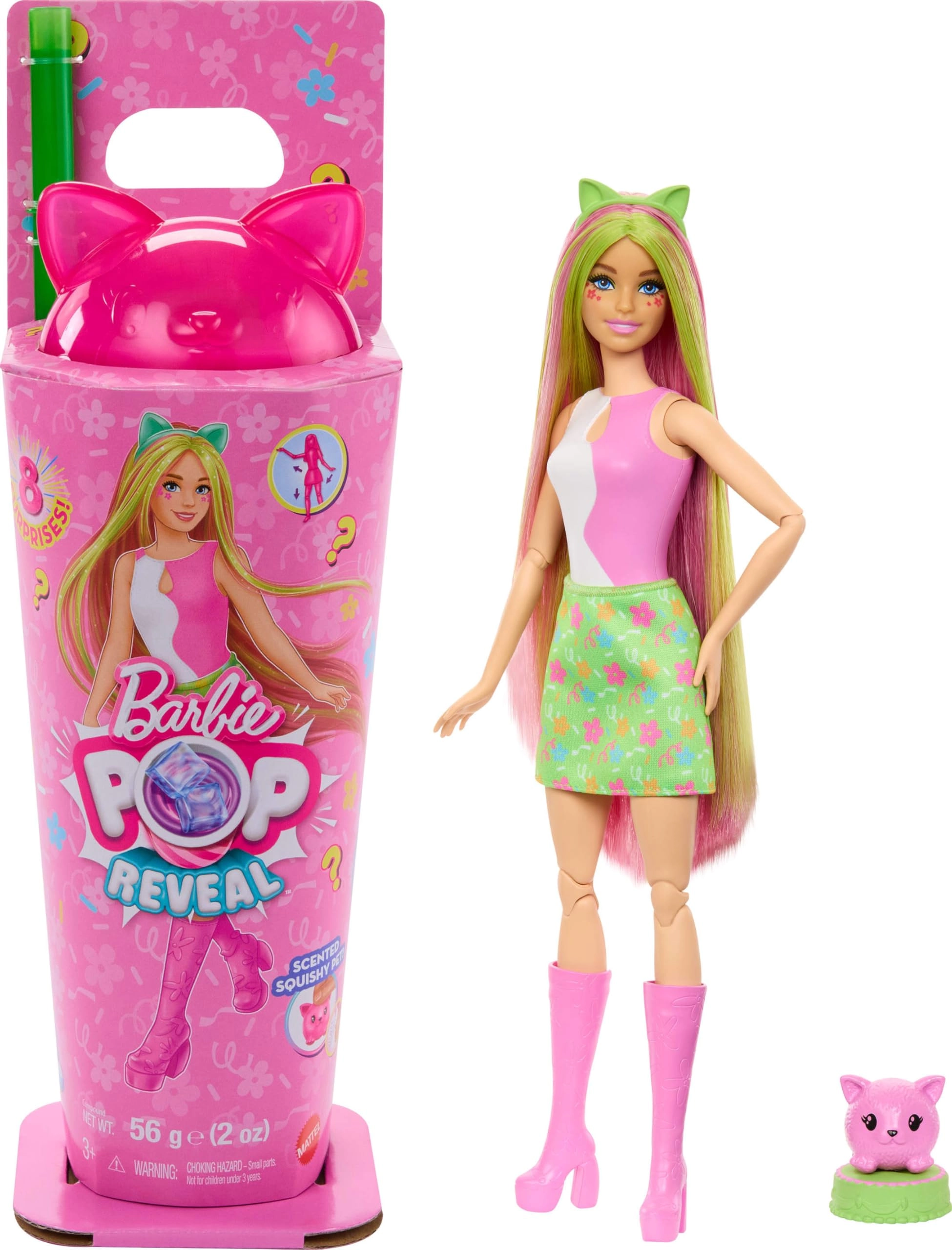 Barbie Pop Reveal Shakes Series - 8 Surprises Scented Ages 36+