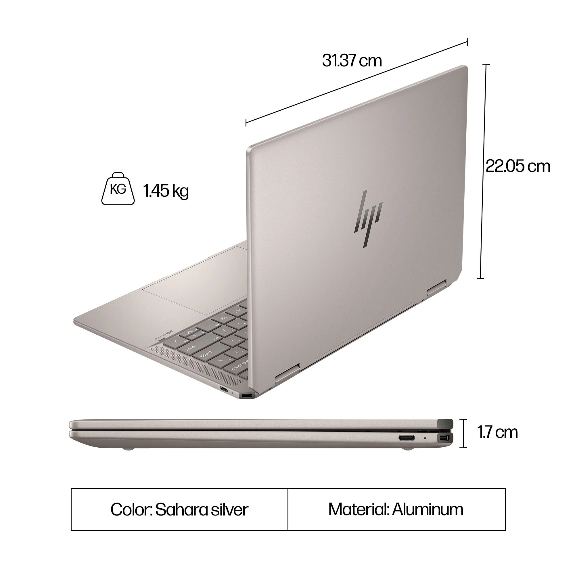 Spectre X360 14-EU0009NE - 14'' Core Ultra 7 16GB DDR5 1TB SSD