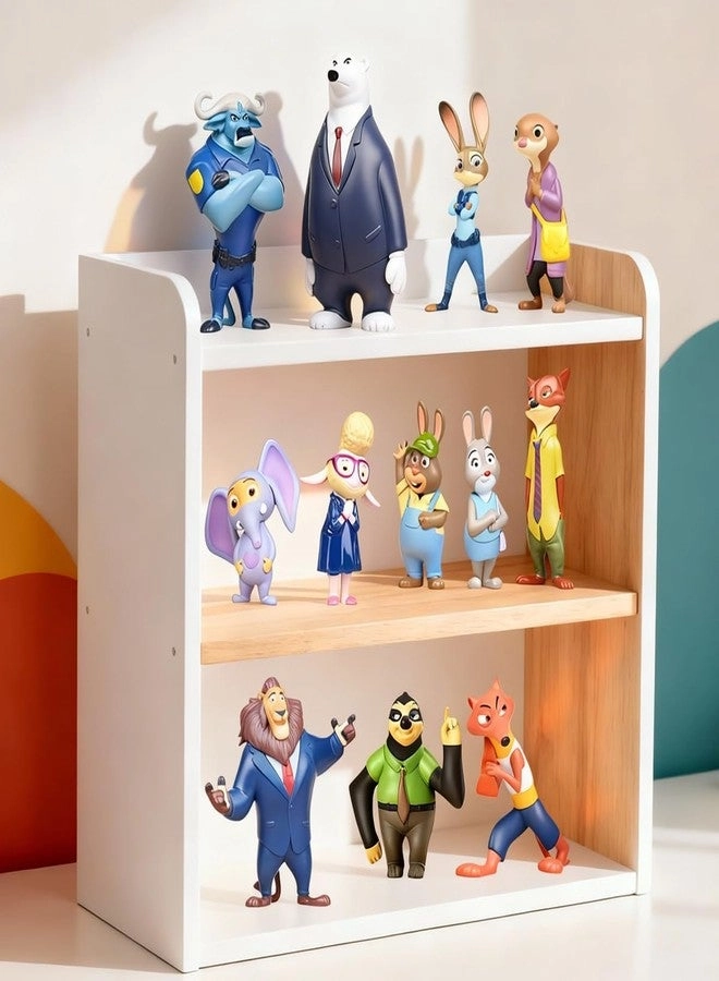 Cartoon Animal Figures - 12 Pcs