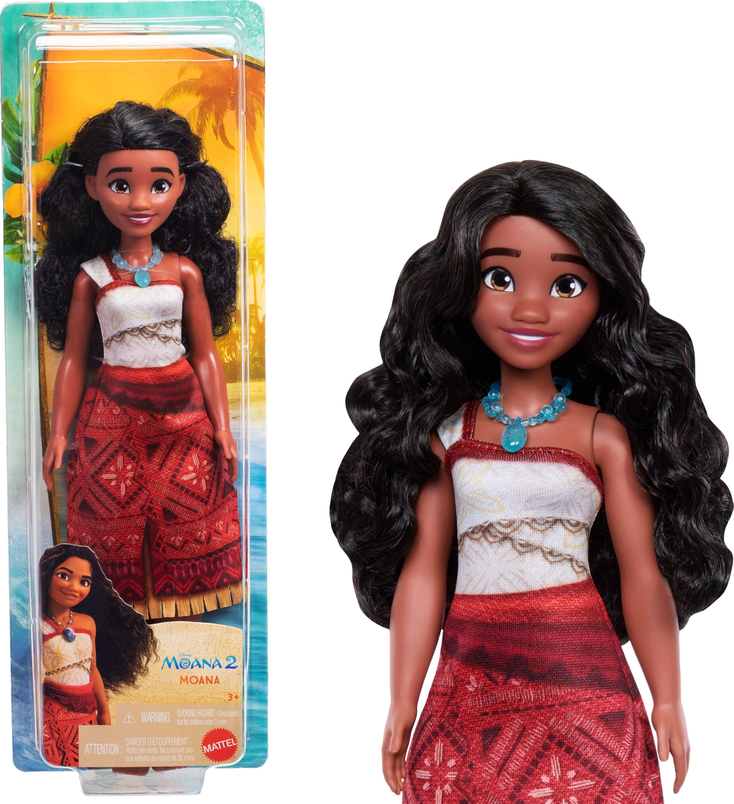 Mattel Moana Fashion Doll - Articulated Adventure Outfit