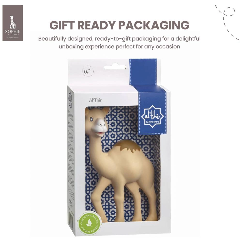 Il Etait Une Fois Al'Thir - Suitable for 0 month & above 100% NATURAL RUBBER multi-color dromedary