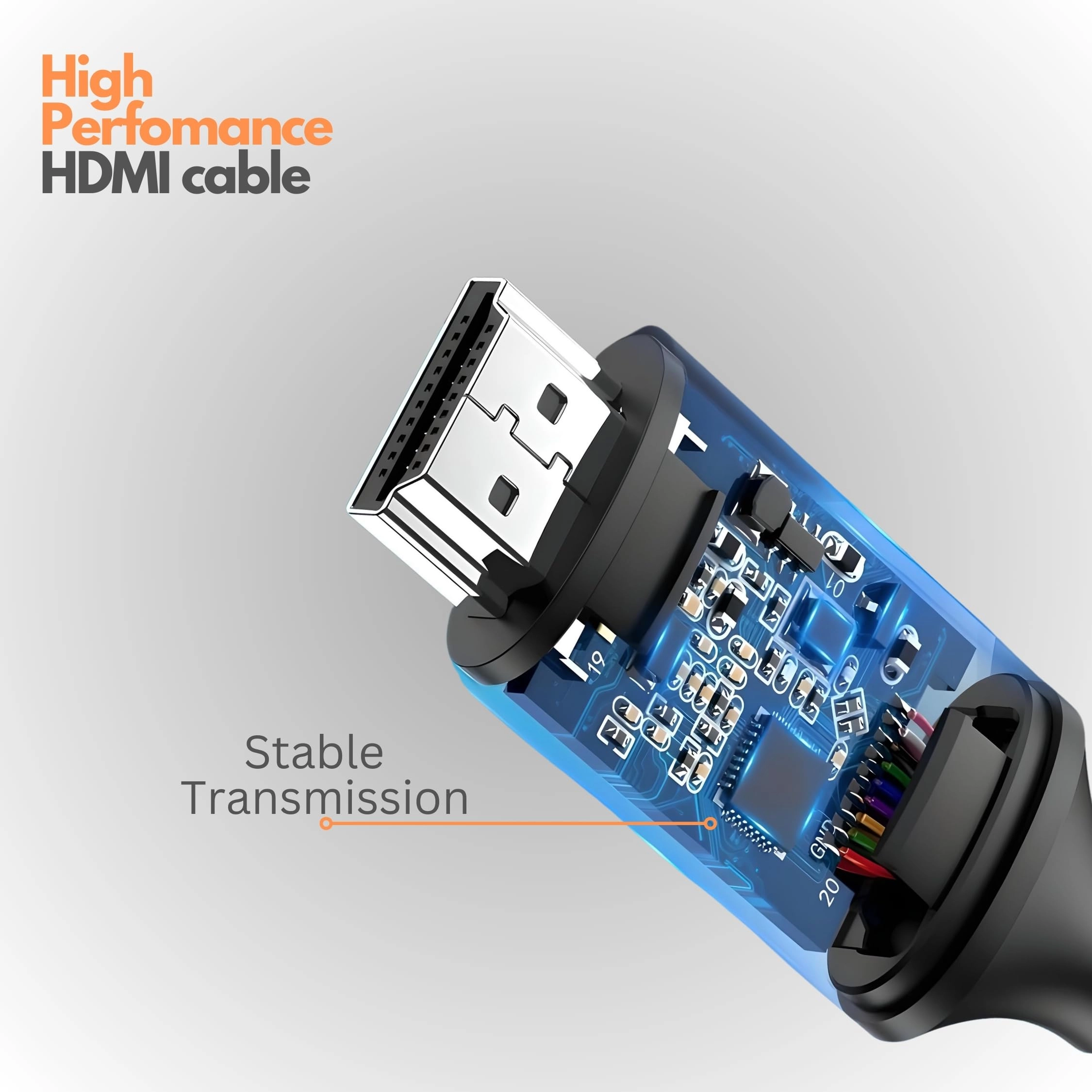 8K HDMI Cable - 0.5m with Ethernet