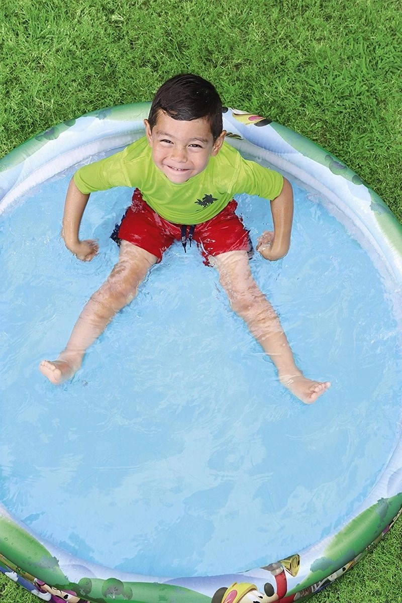 3-Ring Mickey Inflatable Pool
