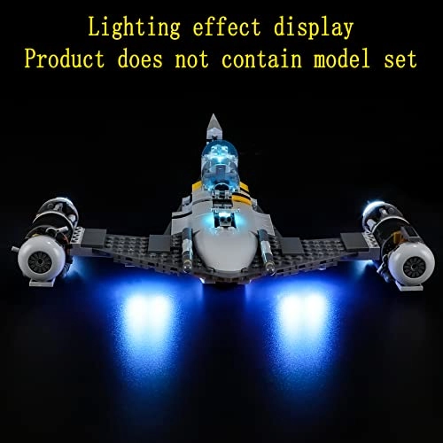 LED Light Set for LEGO The N-1 Starfighter-Mandalorianers 75325 - Paper Star Wars 110