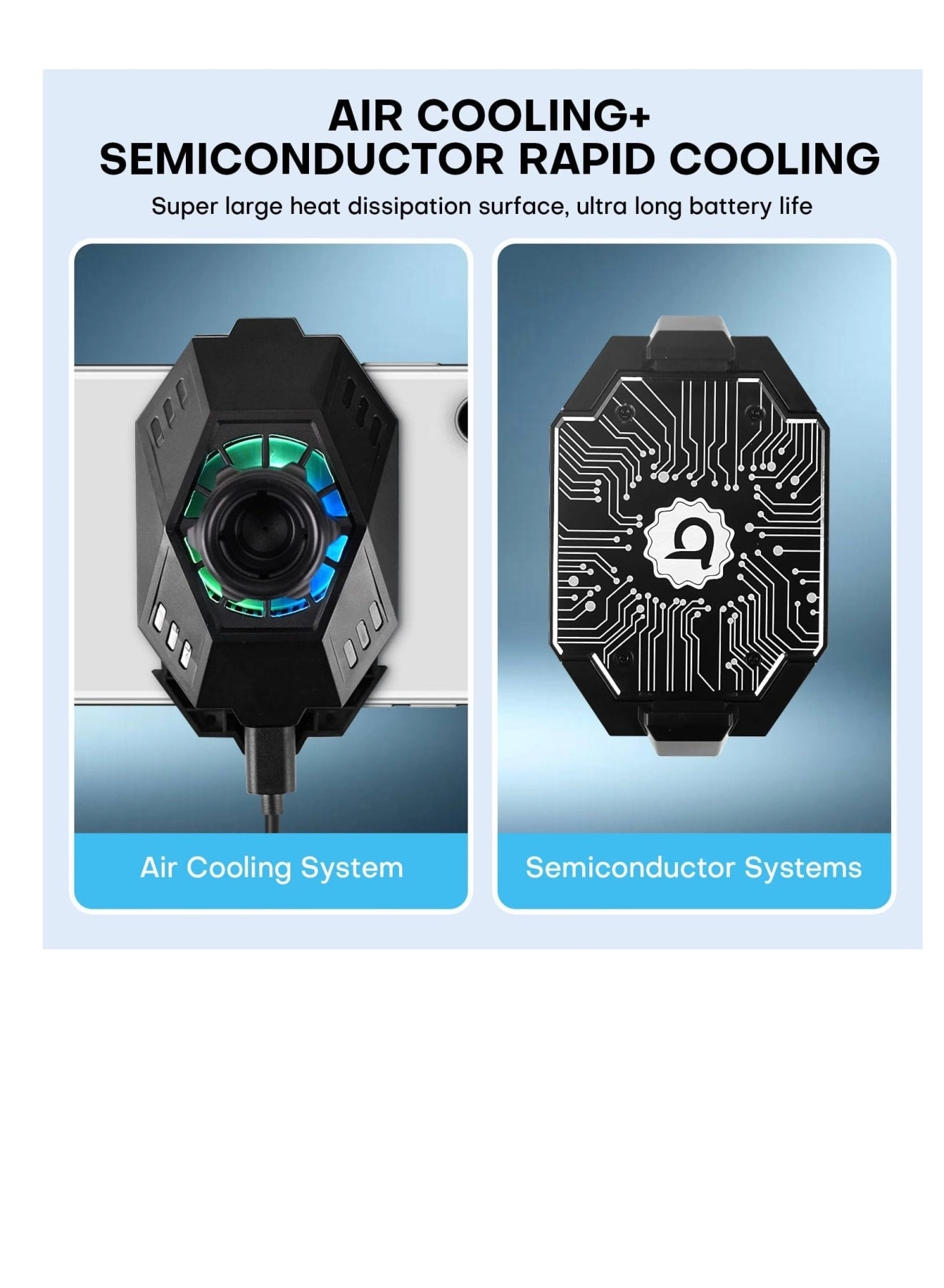 Phone Cooler - Semiconductor Cooling Fan