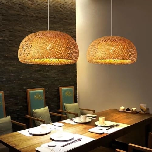 Bamboo Chandelier - Dimmable