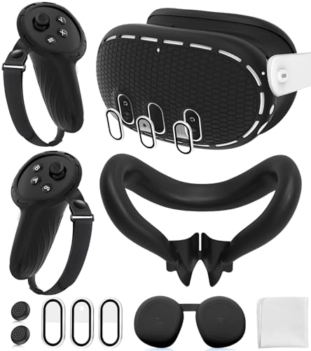 YRXVW Silicone Cover Set - Compatible with Meta/Oculus Quest 3 Controller Grips