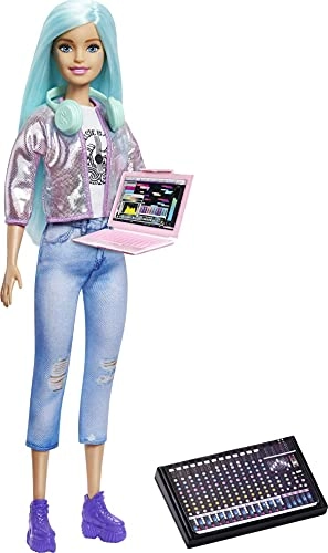 Career of the Year Music Producer Doll - 12-in Blue Hair Ages 3+