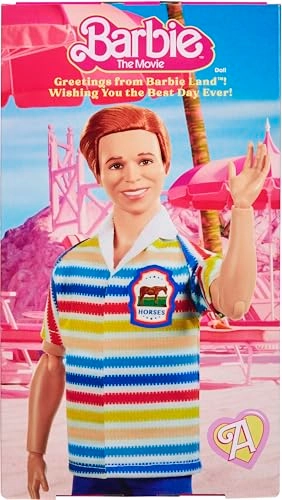 Allan Collectible Doll - 2 Removable Movie Fashions Pink Jumpsuit & Blue Striped Beach Set