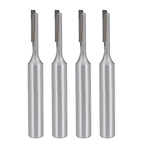 uxcell Straight Router Bit - 6.35mm 4pcs 3.18mm