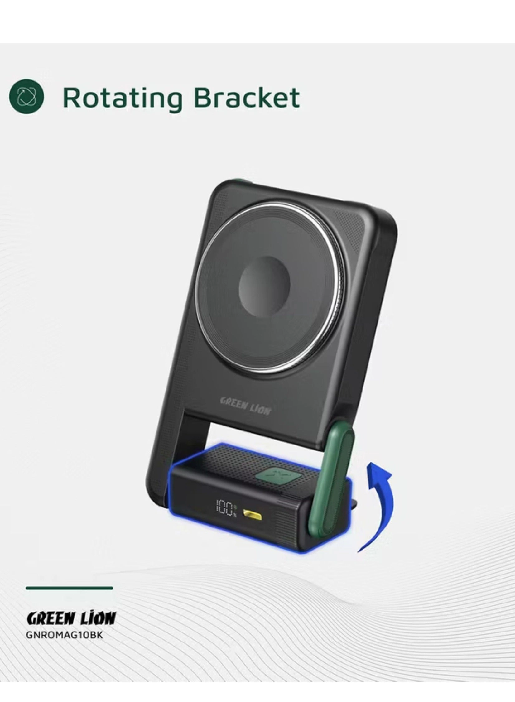 Mag Vision - 10000 mAh 22.5 W Fast charging Wireless charging