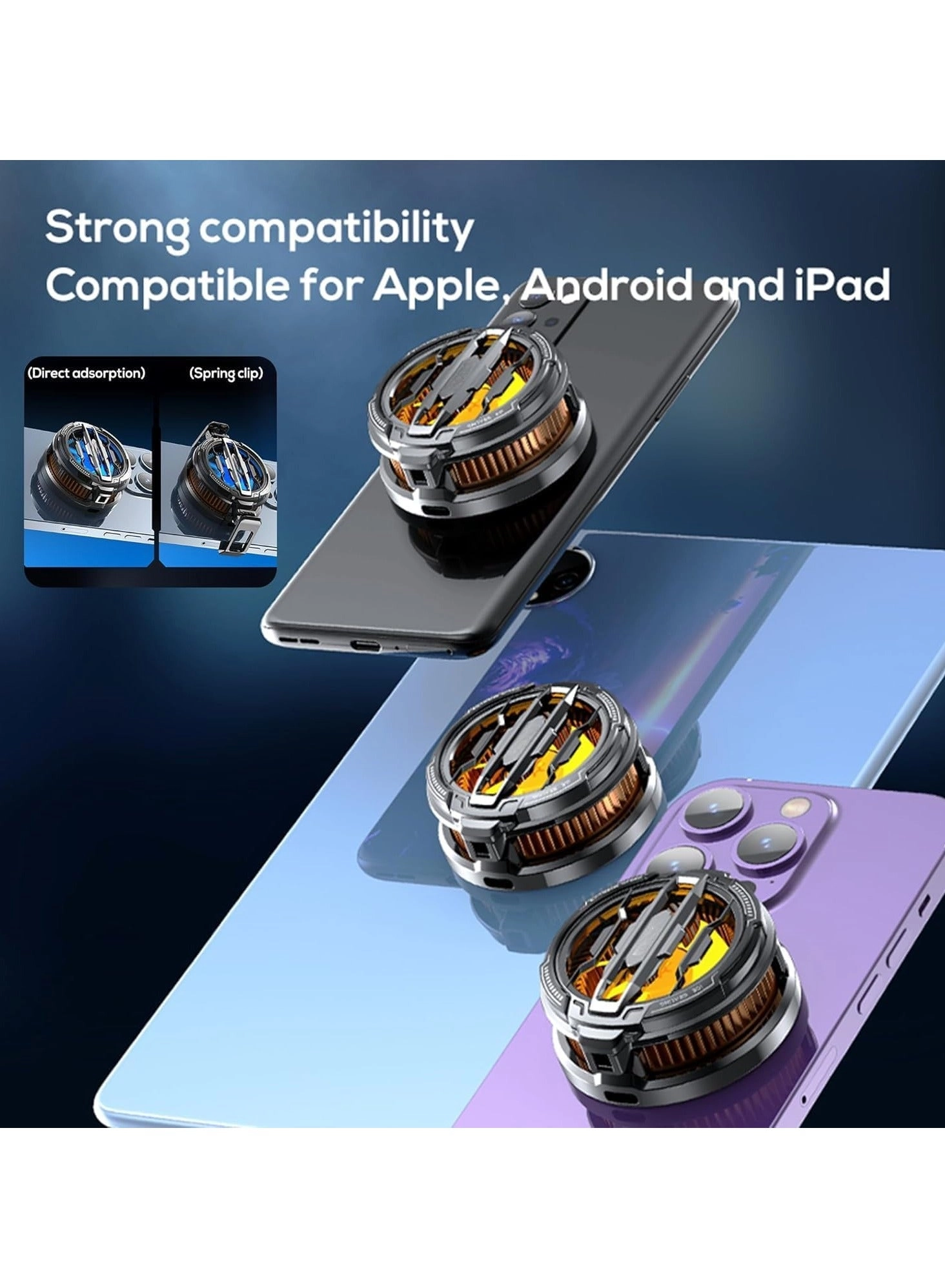 Magnetic Cooler Fan - 15W Instant Heat Dissipation