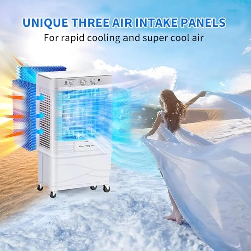 Evaporative Air Cooler - 4120 Cubic Feet Per Minute 45L