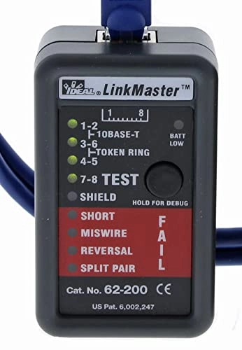 Link Master Tester - UTP & STP Wire Map Tester