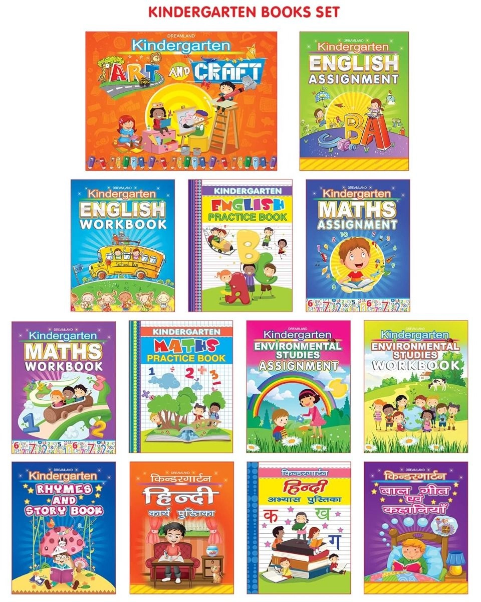 My Complete Kit of Kindergarten Books - 2+ 13 pieces