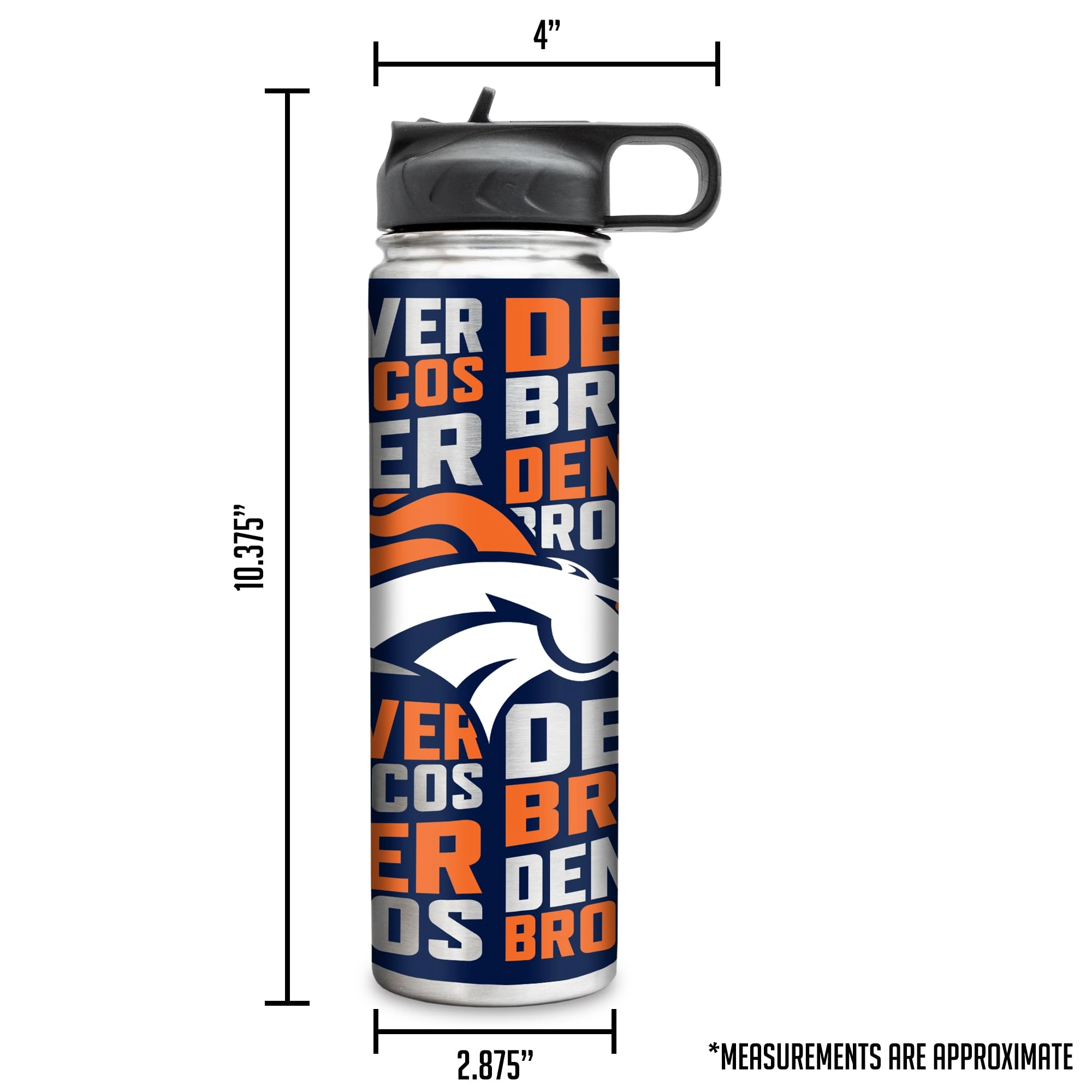 Stainless Steel NFL Football Tumbler - 650ml