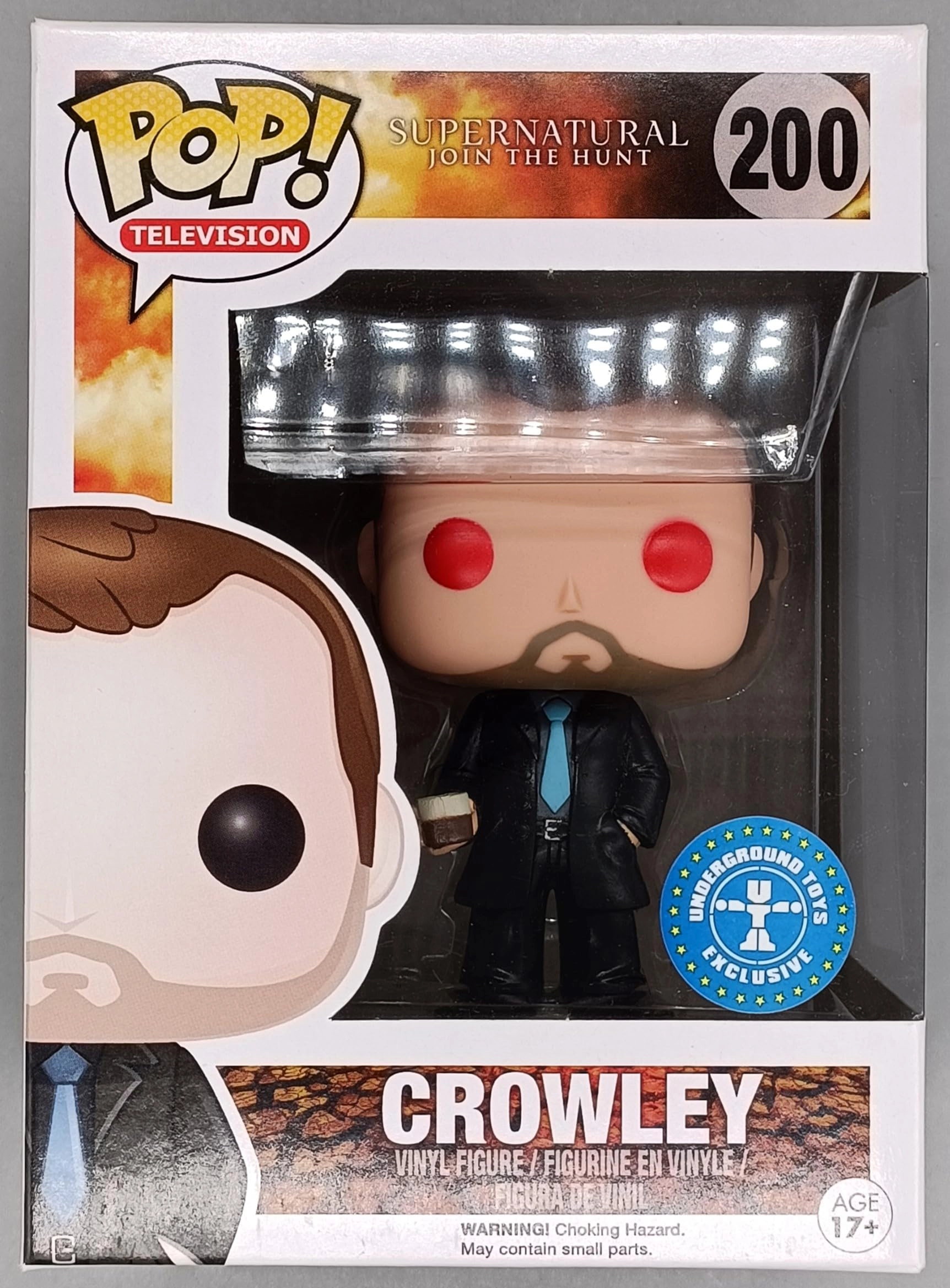 FUNKO Crowley - Supernatural - Pop! Vinyl Figure Red Eyes