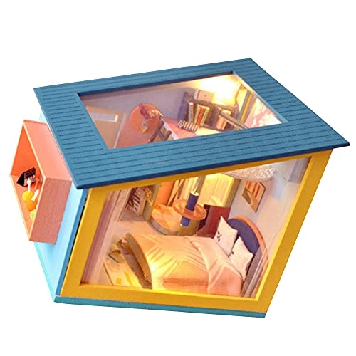 DIY Detachable and Combinable 3D Wooden Miniature Toy House Kit - 1:24