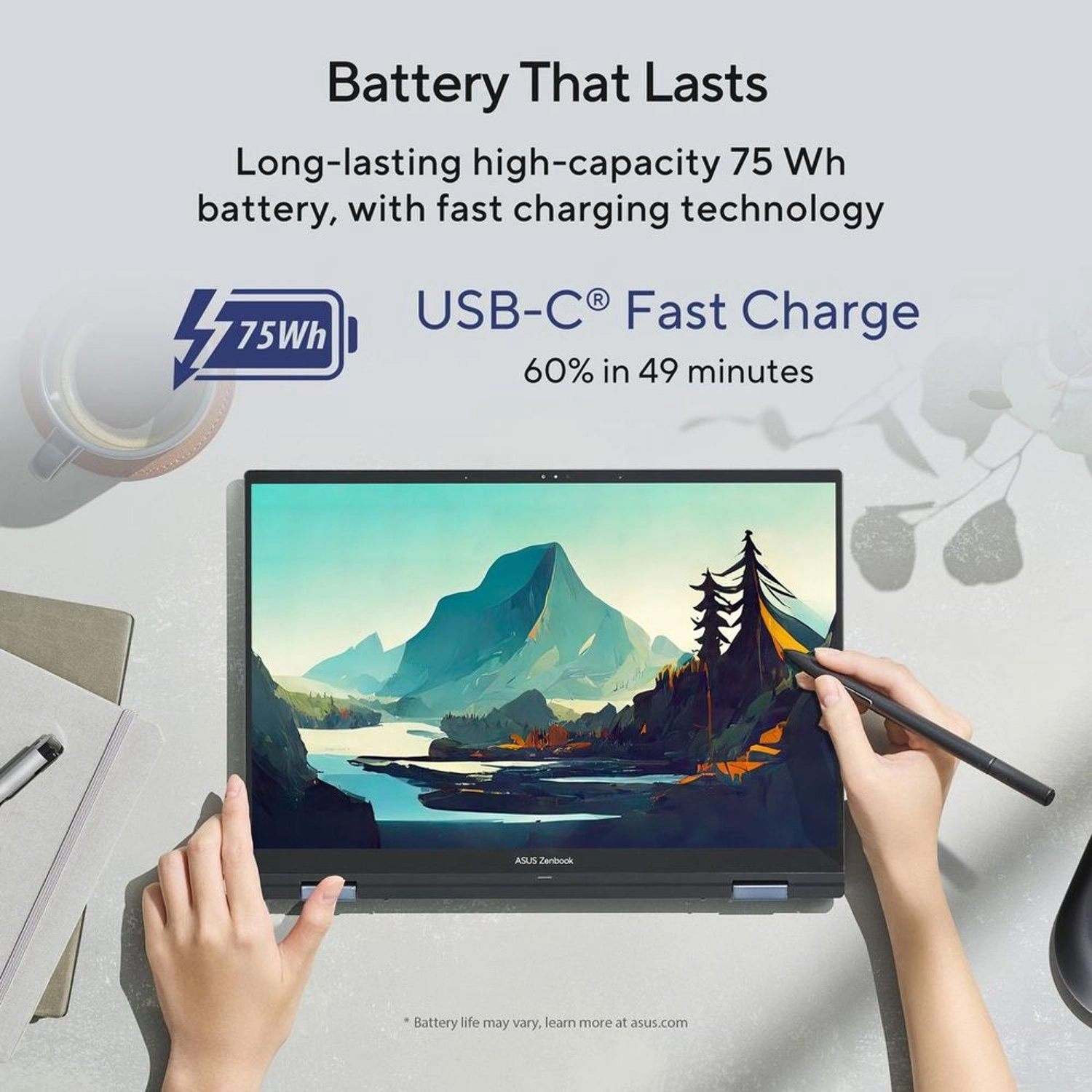 Zenbook 14 Flip OLED UP3404VA-OLEDI7B - 14'' Core i7-1360P 16GB DDR5 1000GB SSD