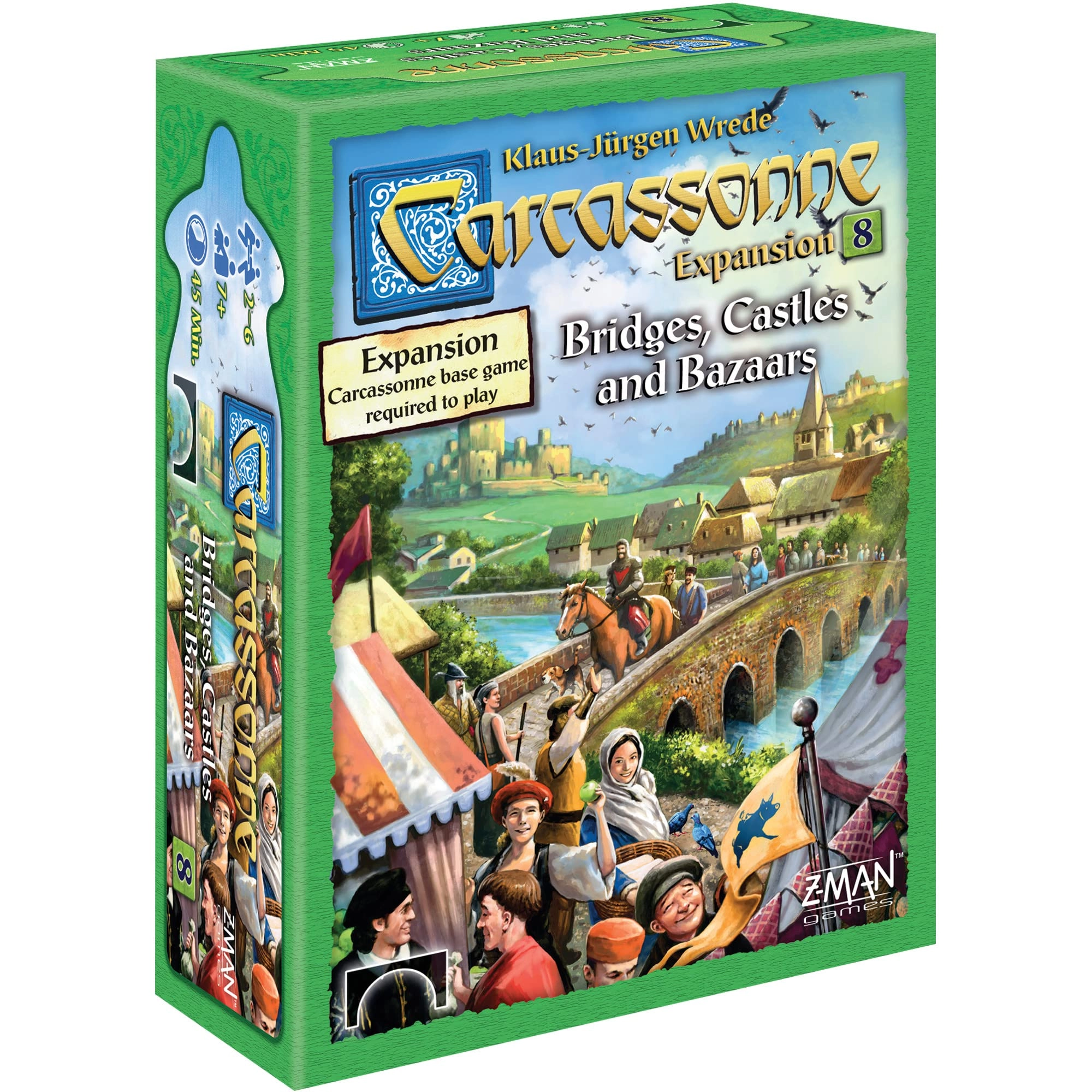 Asmodee Carcassonne: Bridges, Castles & Bazaars - Expansion 8