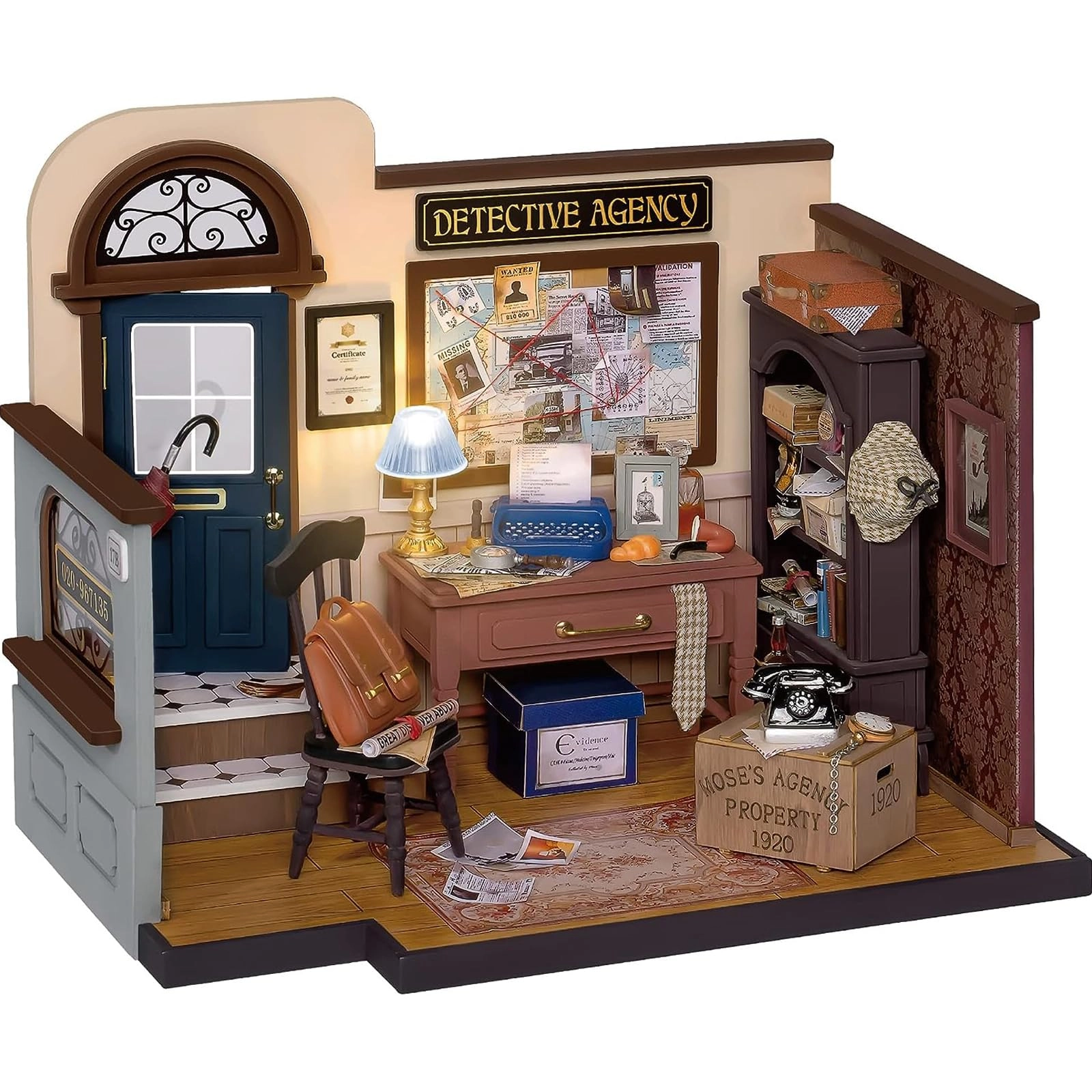 Tazweeq Diy Cabin Crafts - Mock Detective Agency Layout Gifts for Kids